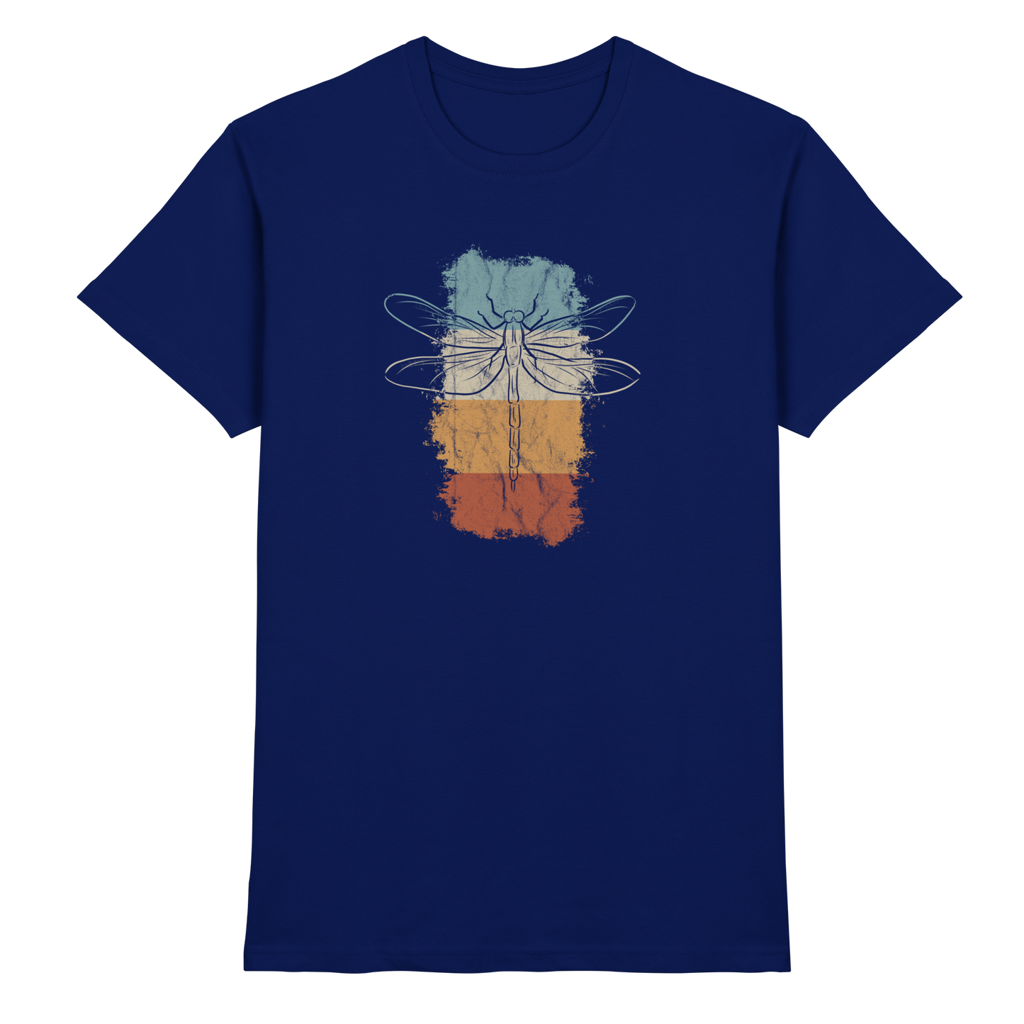 Retro Kunst Libelle | Vintage Dragonfly - Premium Shirt