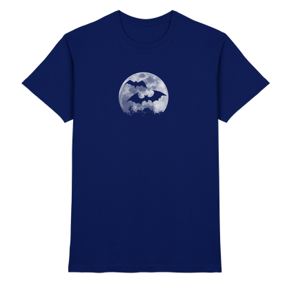 Fledermaus Silhouetten bei Vollmond - Premium Shirt