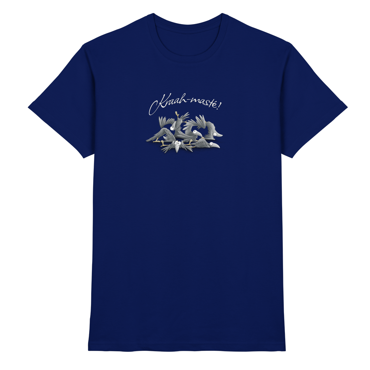 Kraah-masté! Yoga Raben Krähen - Premium Shirt