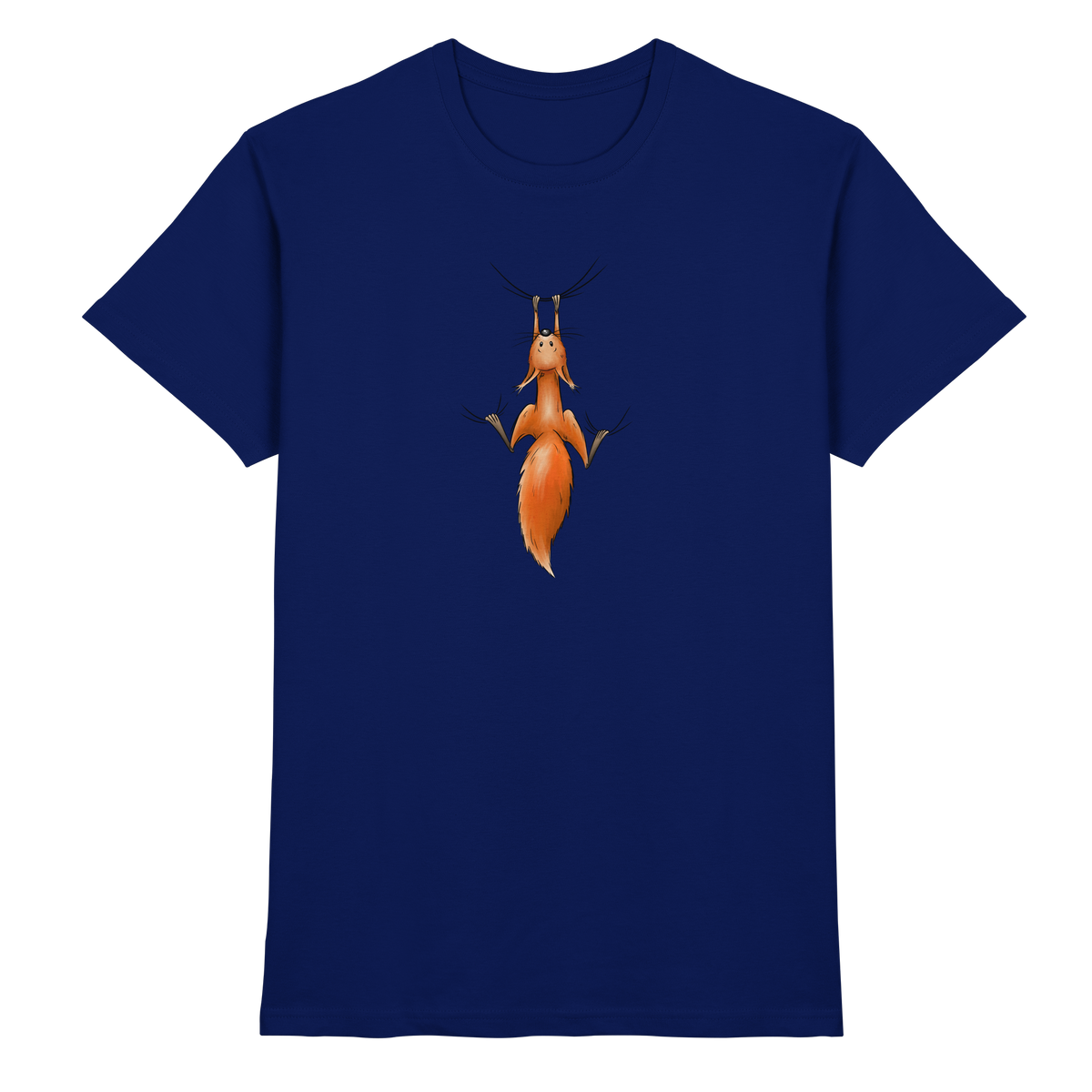 Rotes Eichhörnchen hängt ab - Premium Shirt