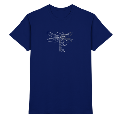 Breite die Flügel aus und flieg los | Libelle - Premium Shirt