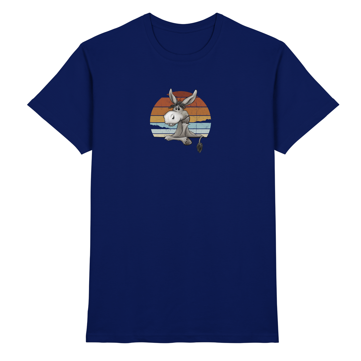 Lässiges Maultier Retro Esel - Premium Shirt