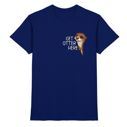 Get Otter Here | Lustiger Otter Kalauer - Premium Shirt