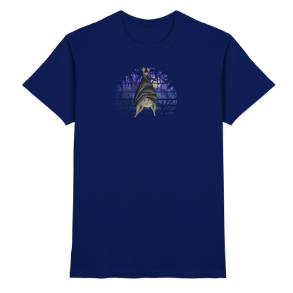 Fledermaus in blauer Nacht - Premium Shirt
