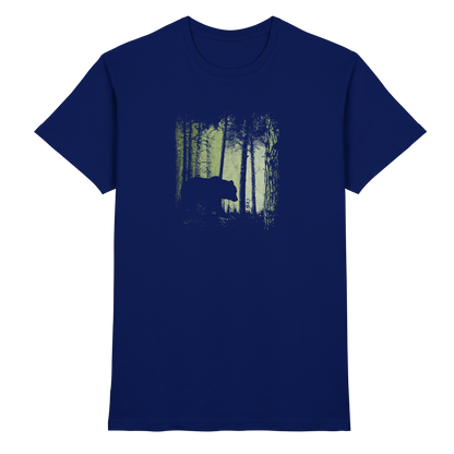 Braunbär im Zwielicht Wald - Premium Shirt
