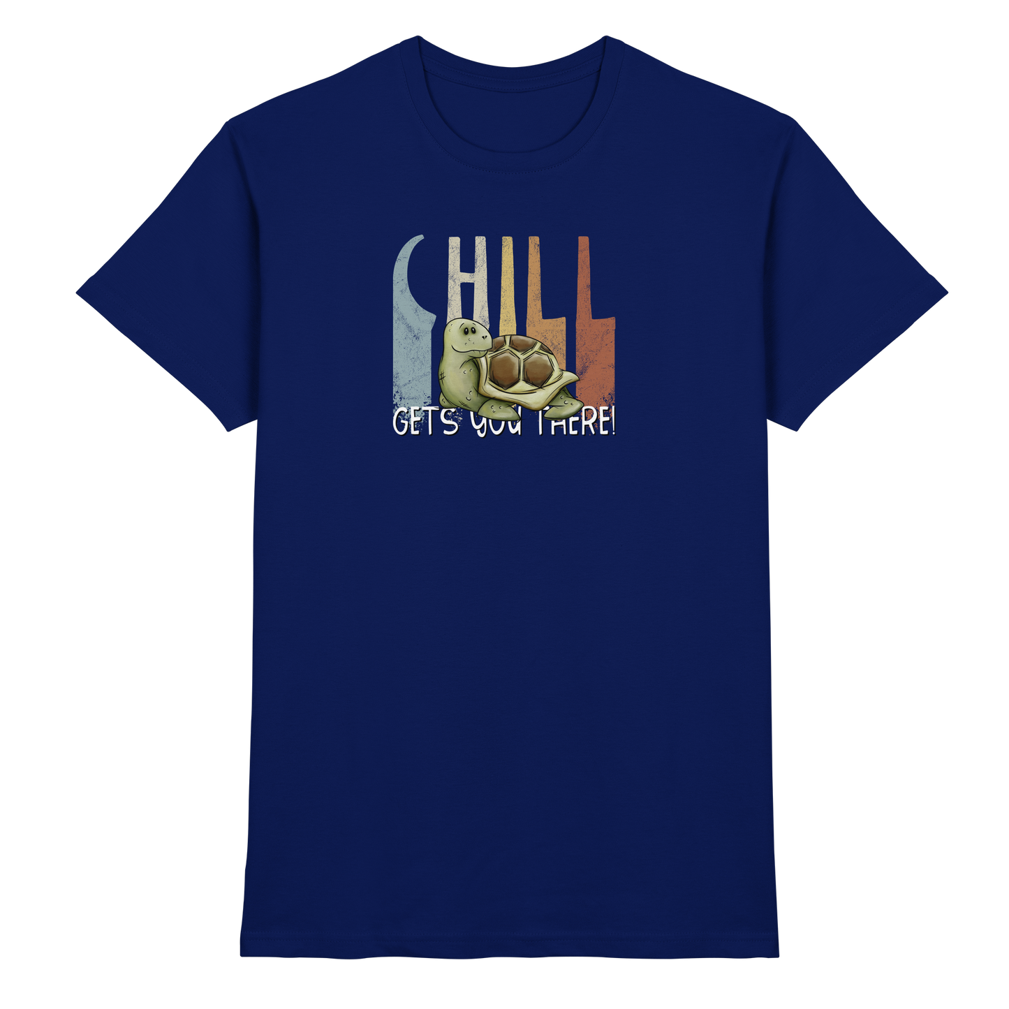 Gechillt gemütliche Schildkröte - Premium Shirt