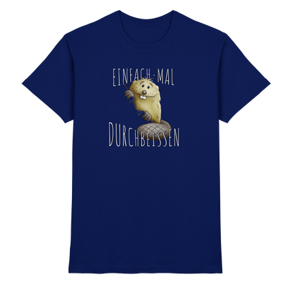 Einfach mal Durchbeissen Biber - Premium Shirt