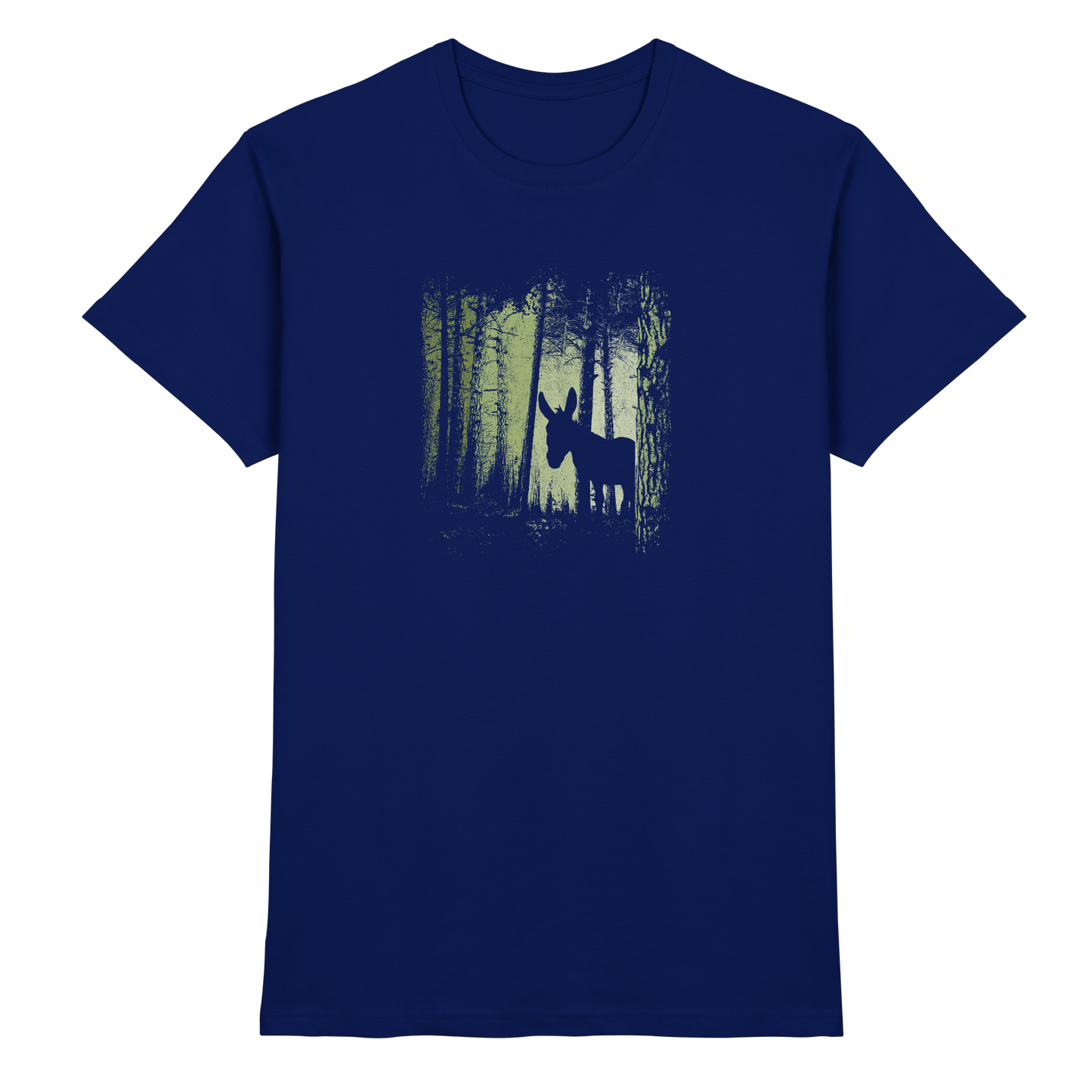 Esel im Zwielicht-Wald - Premium Shirt