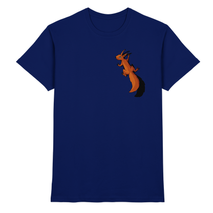 Süßes Eichhörnchen klettert - Premium Shirt