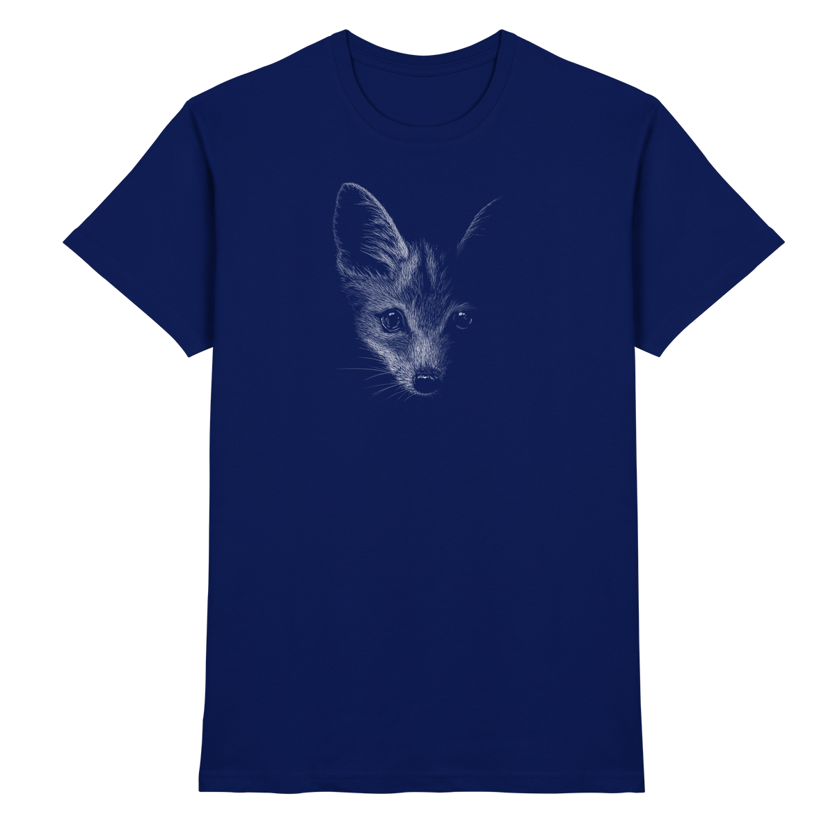 Fuchs Kritzelkunst Illustration - Premium Shirt