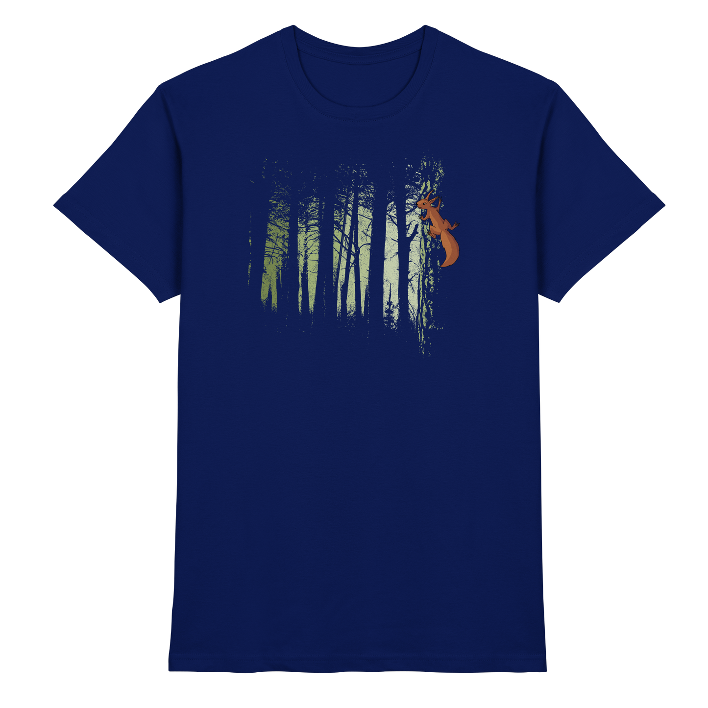 Eichhörnchen im Zwielicht-Wald - Premium Shirt