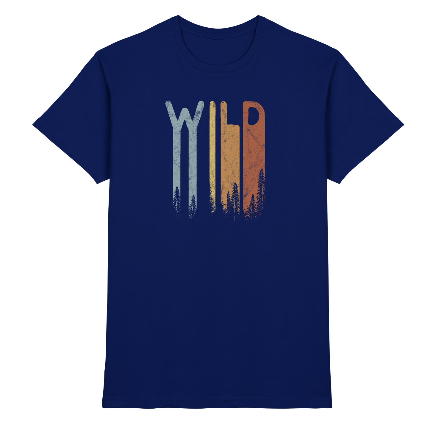 Wild Retro Schriftzug - Premium Shirt