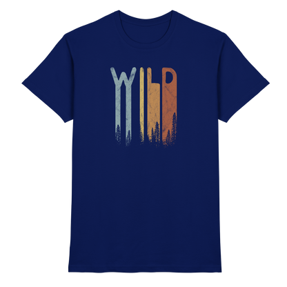 Wild Retro Schriftzug - Premium Shirt