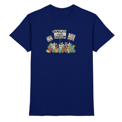 Demo-Katzen gegen Faschismus und für Vielfalt - Premium Shirt
