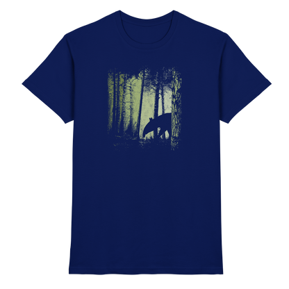 Lässiger Tapir im Zwielicht Wald - Premium Shirt