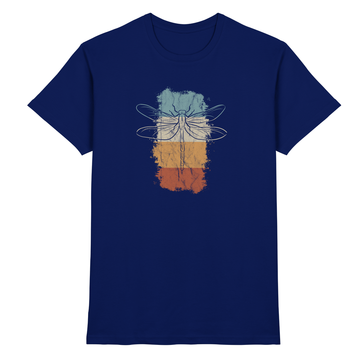 Retro Kunst Libelle | Vintage Dragonfly - Premium Shirt