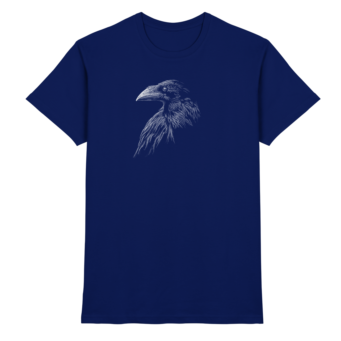 Kritzelkunst Rabe Krähe - Premium Shirt