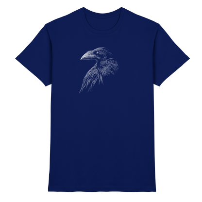 Kritzelkunst Rabe Krähe - Premium Shirt