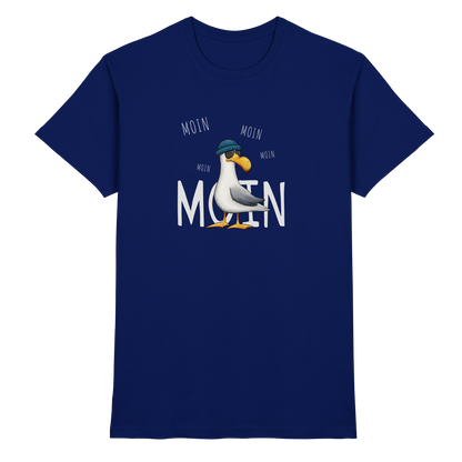 Moin Moin Lässige Hipster Möwe  - Premium Shirt