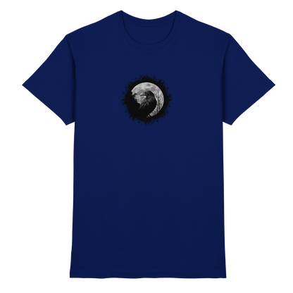 Schwarzer Rabe bei Vollmond  - Premium Shirt