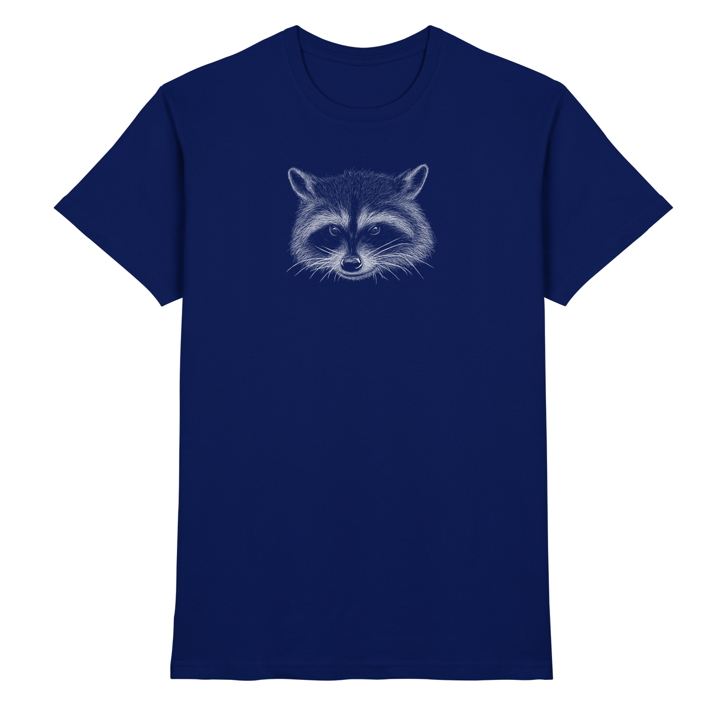 Waschbär Illustration Kritzelkunst - Premium Shirt