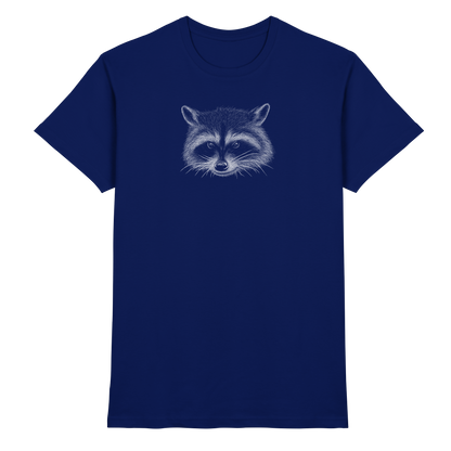 Waschbär Illustration Kritzelkunst - Premium Shirt