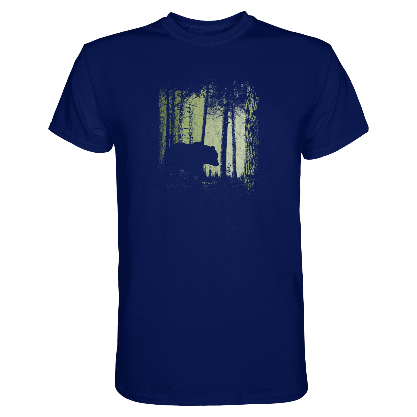 Braunbär im Zwielicht Wald - Premium Shirt