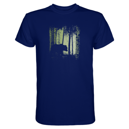 Braunbär im Zwielicht Wald - Premium Shirt