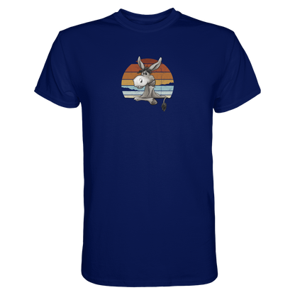 Lässiges Maultier Retro Esel - Premium Shirt