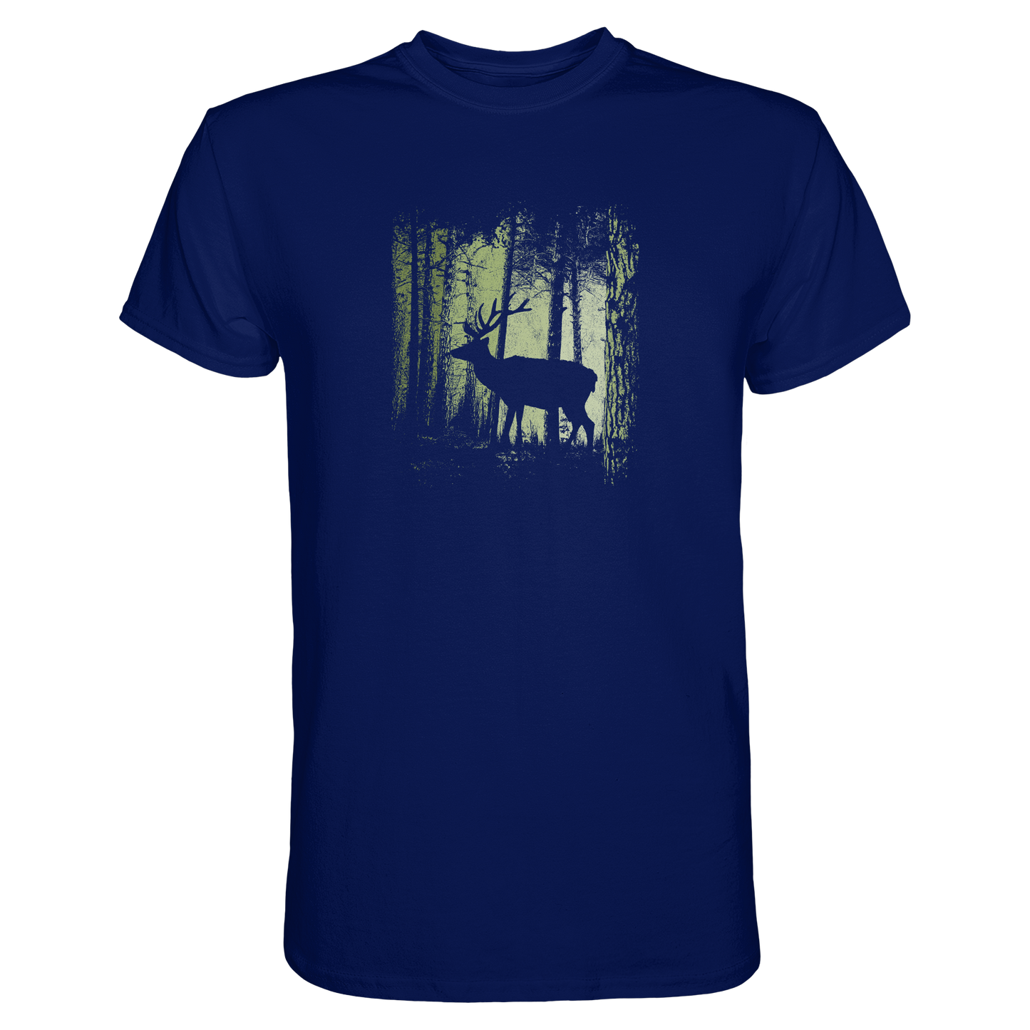 Hirsch im Zwielicht Wald - Premium Shirt
