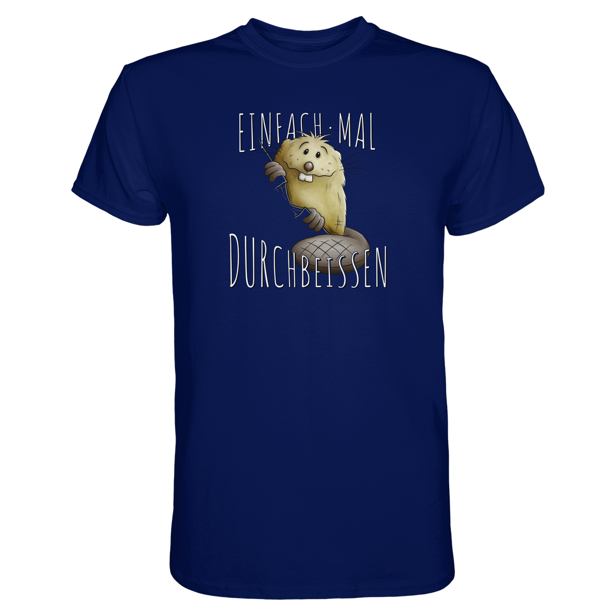 Einfach mal Durchbeissen Biber - Premium Shirt