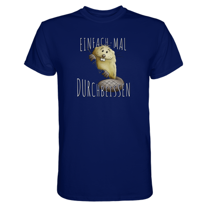 Einfach mal Durchbeissen Biber - Premium Shirt