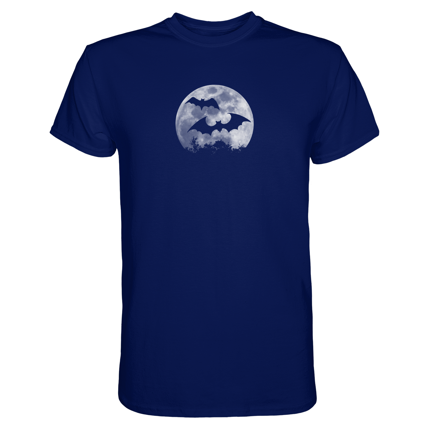 Fledermaus Silhouetten bei Vollmond - Premium Shirt