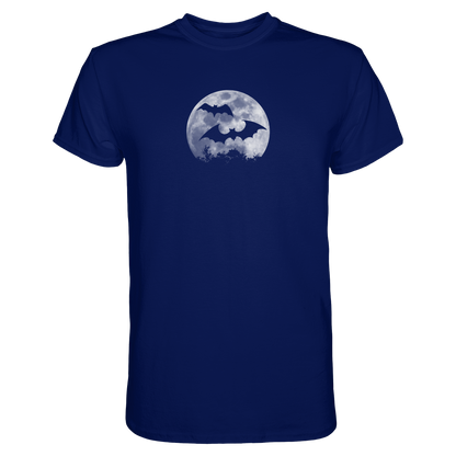 Fledermaus Silhouetten bei Vollmond - Premium Shirt
