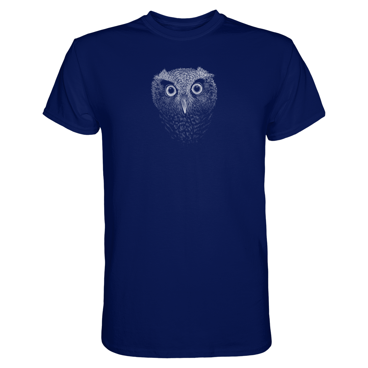 Eule Kritzelkunst Illustration - Premium Shirt