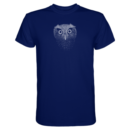 Eule Kritzelkunst Illustration - Premium Shirt