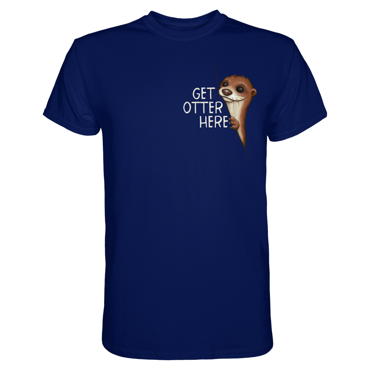 Get Otter Here | Lustiger Otter Kalauer - Premium Shirt