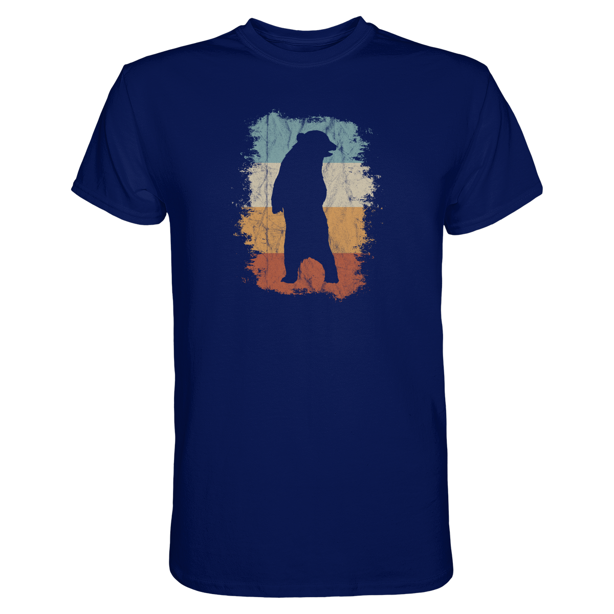 Retro Bären-Silhouette - Premium Shirt