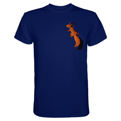 Süßes Eichhörnchen klettert - Premium Shirt