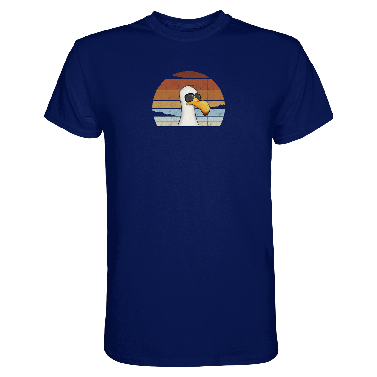 Cool lässige Retro Möwe - Premium Shirt