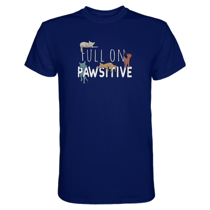 Full On Pawsitive! Gechillte Katzen - Premium Shirt