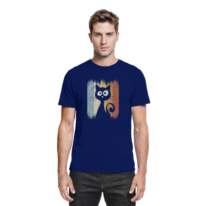 Retro Katze Silhouette - Premium Shirt