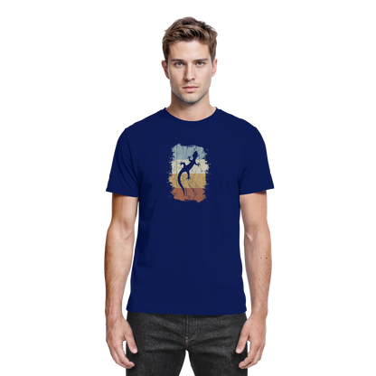 Retro Gecko Salamander Silhouette - Premium Shirt