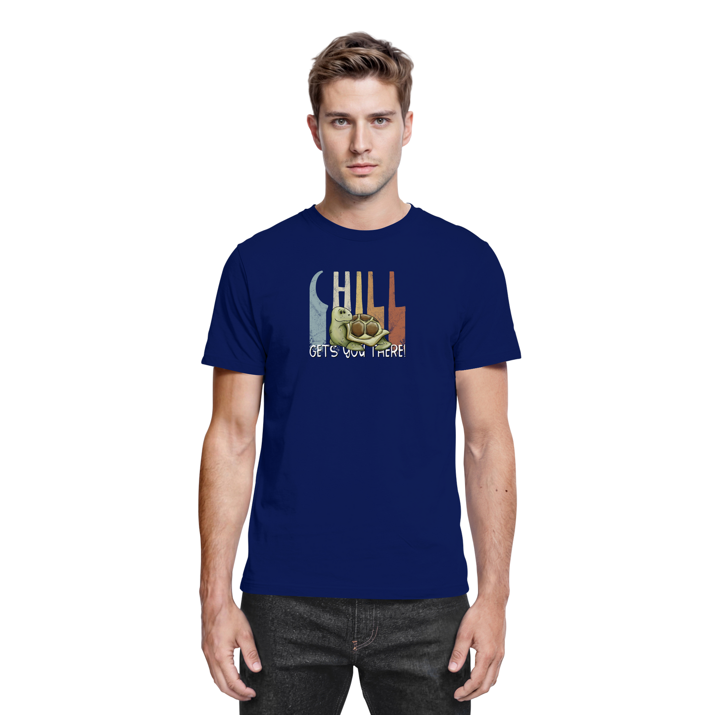 Gechillt gemütliche Schildkröte - Premium Shirt