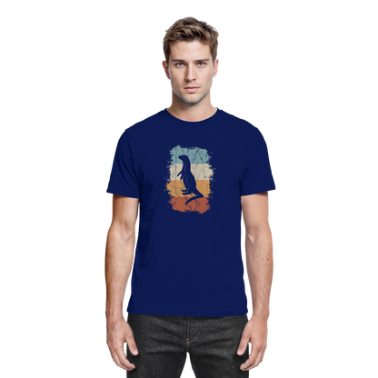 Retro Otter Fischotter Silhouette - Premium Shirt