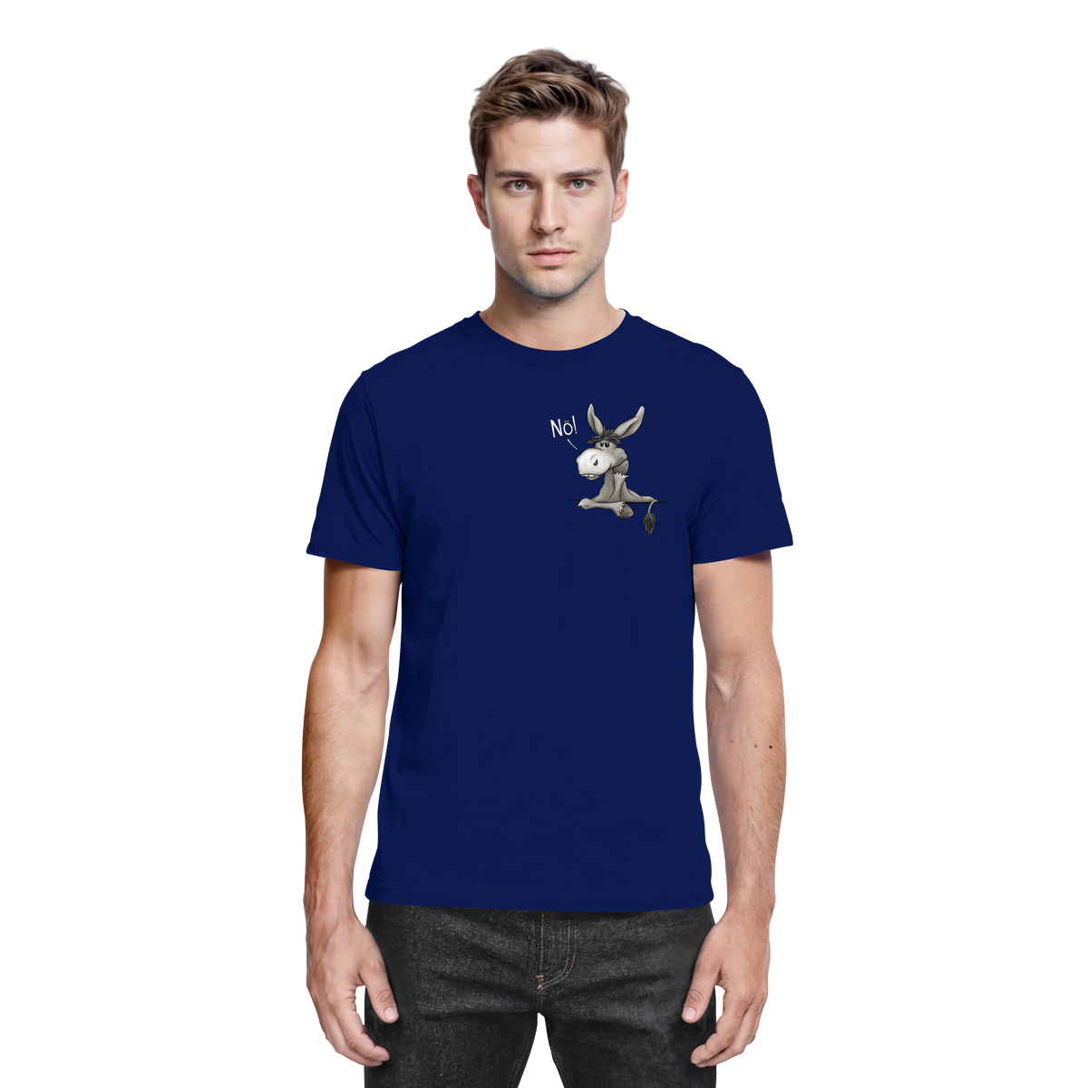 Nö! Störrischer Esel - Premium Shirt