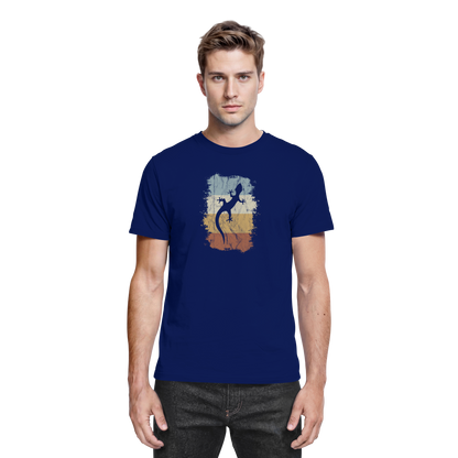 Retro Gecko Salamander Silhouette - Premium Shirt
