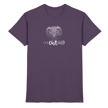 OWL Good | Kritzel-Kunst-Eule - Premium Shirt
