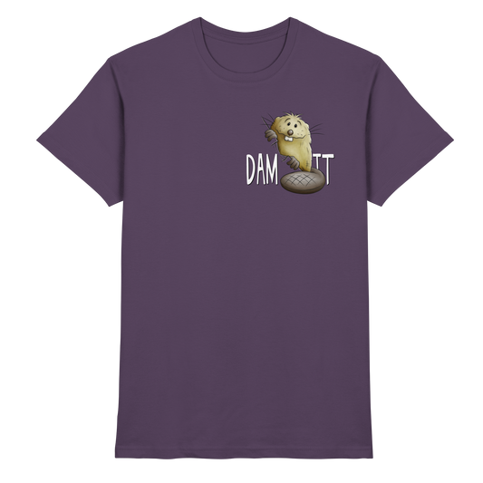 Dam It Verdammt Lustiger Biber - Premium Shirt