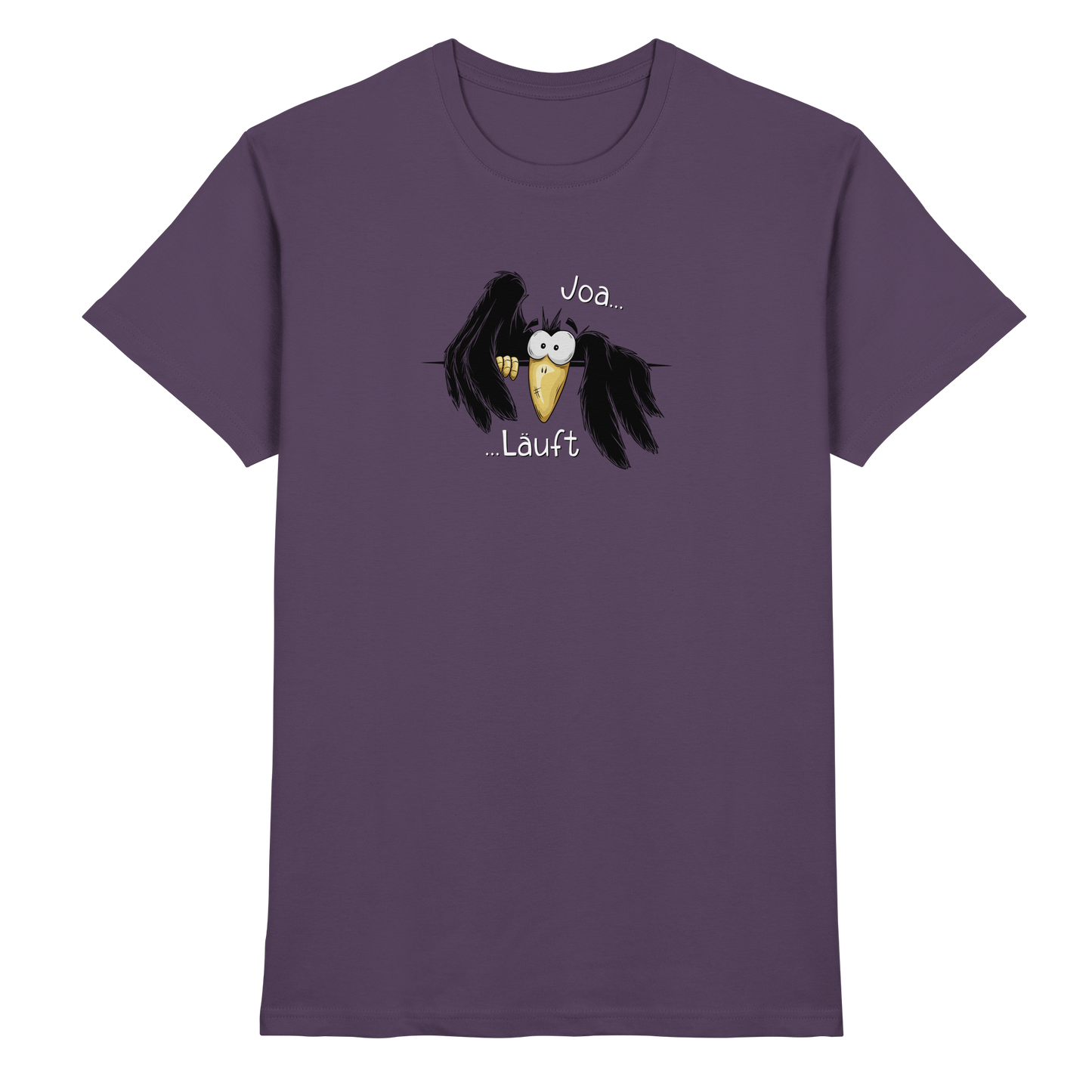Joa Läuft Krähe gechillter Rabe - Premium Shirt